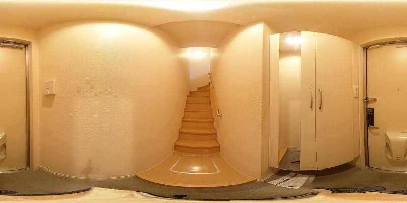 パノラマ画像玄関