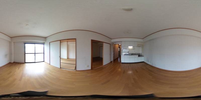 パノラマ画像リビング