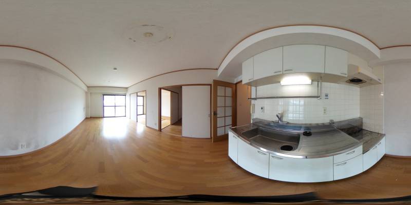 パノラマ画像キッチン