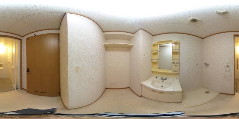 パノラマ画像洗面所