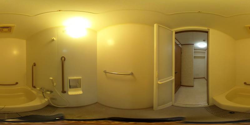 パノラマ画像バスルーム