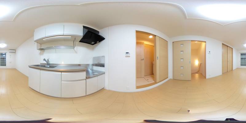 パノラマ画像キッチン