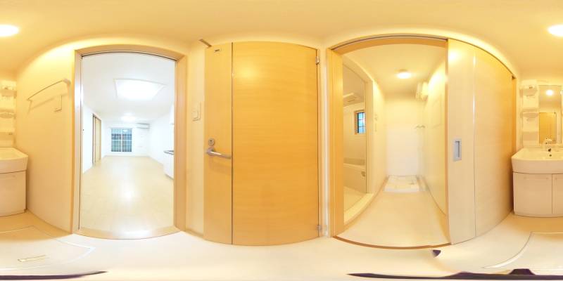 パノラマ画像洗面所