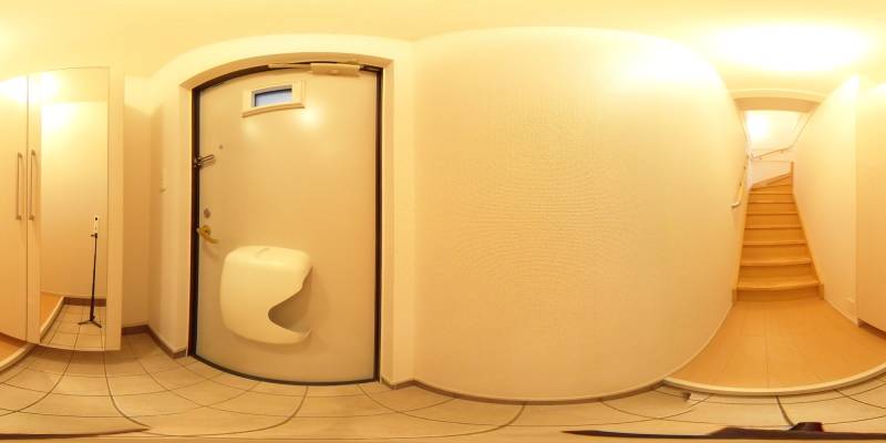 パノラマ画像玄関