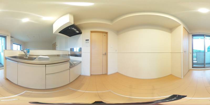 パノラマ画像キッチン