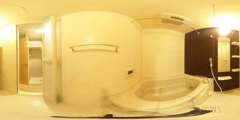 パノラマ画像バスルーム