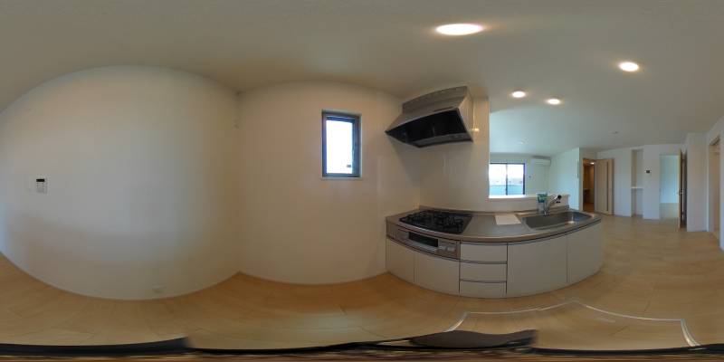 パノラマ画像キッチン