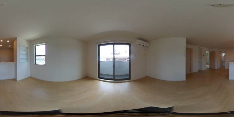 パノラマ画像リビング