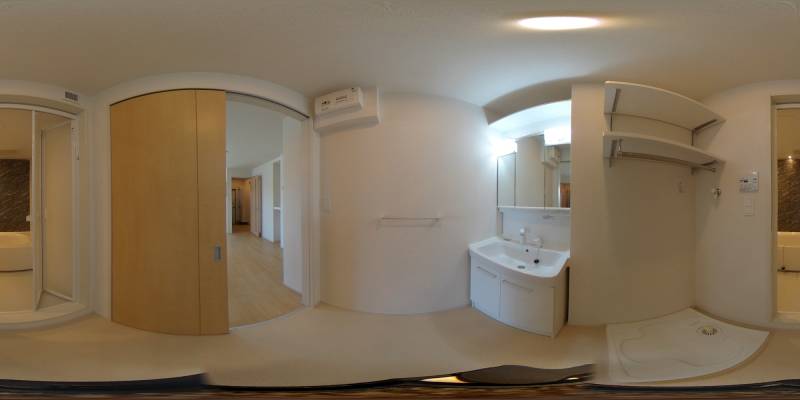 パノラマ画像洗面所