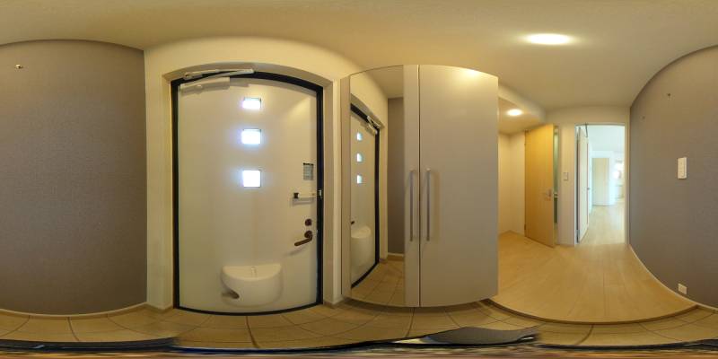 パノラマ画像玄関