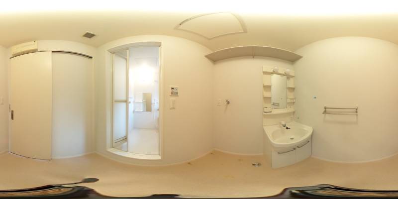 パノラマ画像洗面所