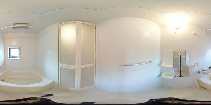 パノラマ画像バスルーム