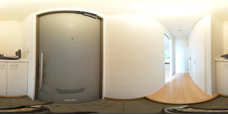 パノラマ画像玄関