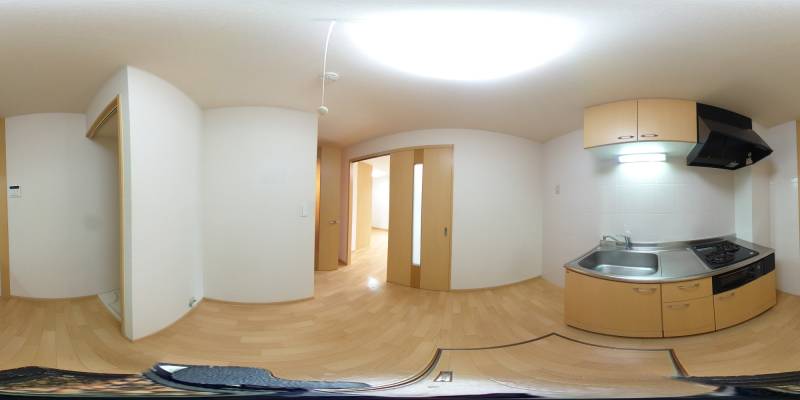 パノラマ画像キッチン