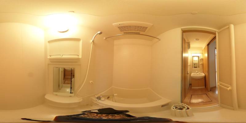 パノラマ画像バスルーム