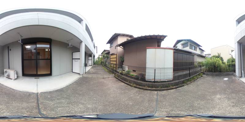 パノラマ画像庭