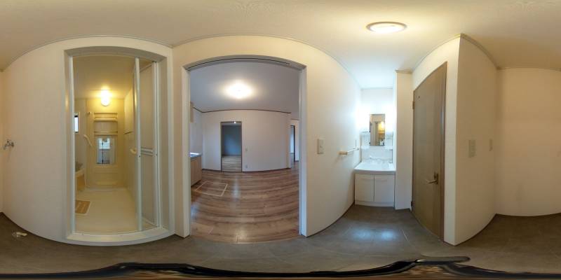 パノラマ画像洗面所