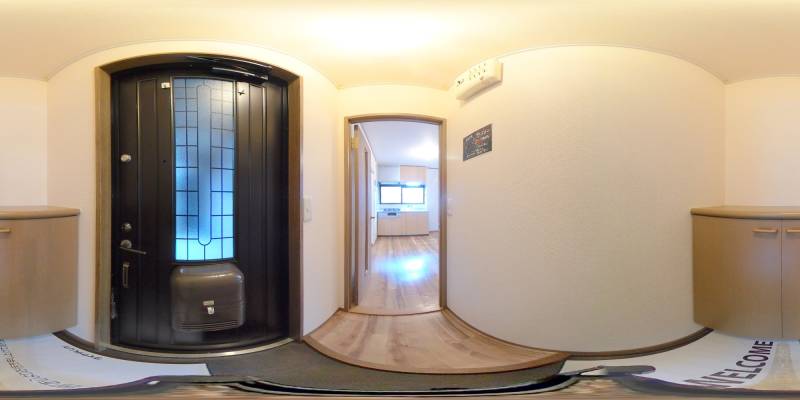 パノラマ画像玄関