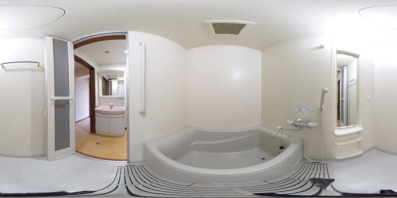 パノラマ画像バスルーム