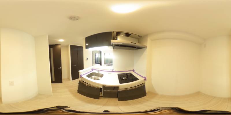 パノラマ画像キッチン