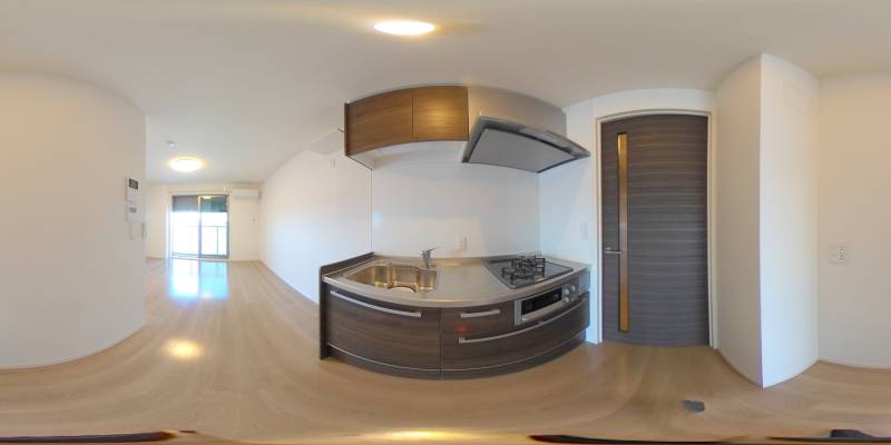 パノラマ画像キッチン