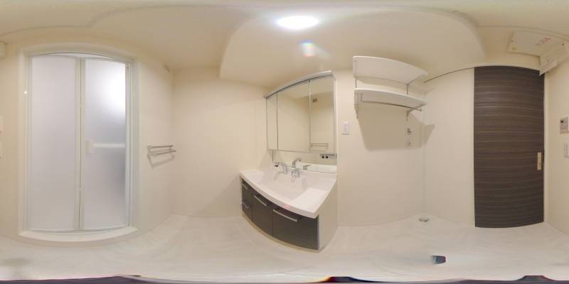 パノラマ画像洗面所