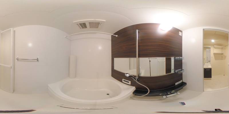 パノラマ画像バスルーム