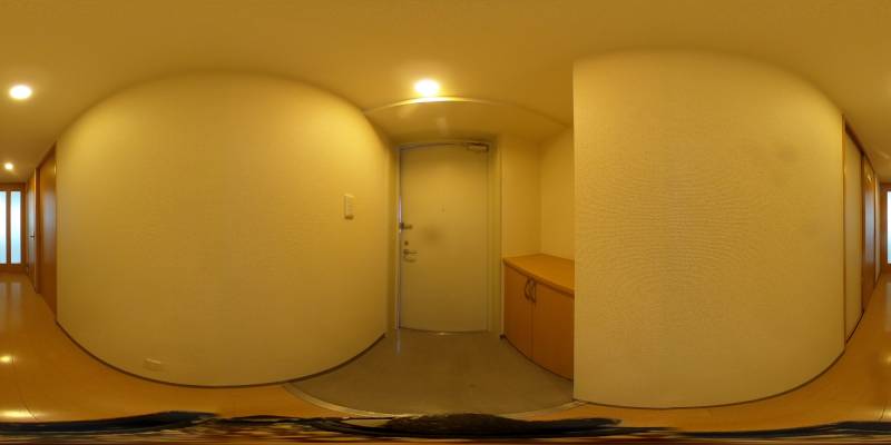 パノラマ画像玄関