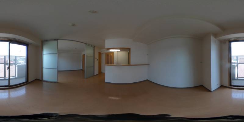 パノラマ画像リビング