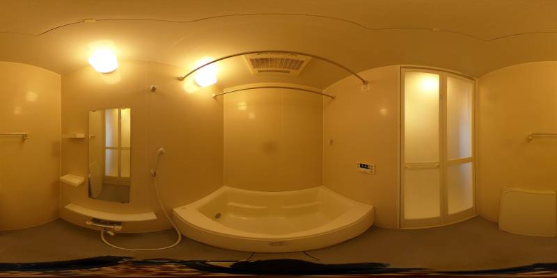 パノラマ画像バスルーム