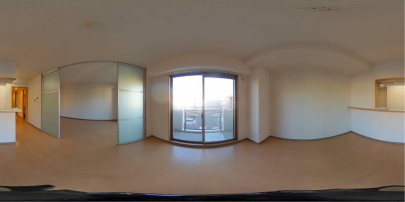 パノラマ画像リビング