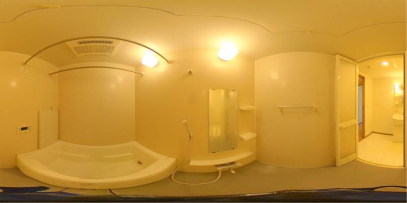 パノラマ画像バスルーム