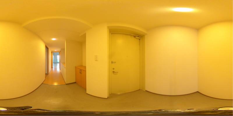 パノラマ画像玄関