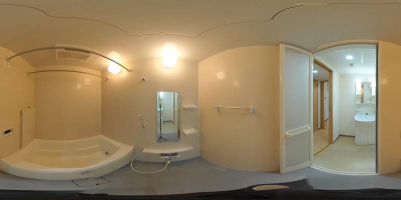 パノラマ画像バスルーム