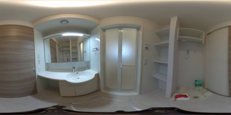 パノラマ画像洗面所