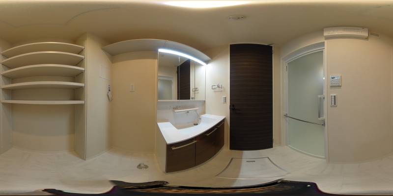 パノラマ画像洗面所