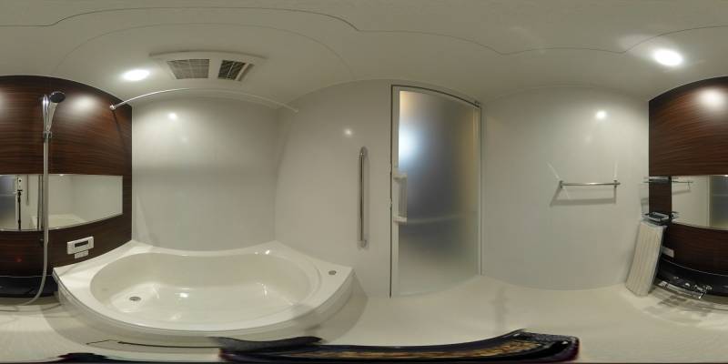 パノラマ画像バスルーム