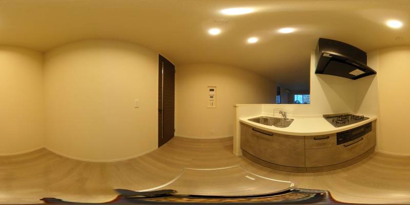 パノラマ画像キッチン