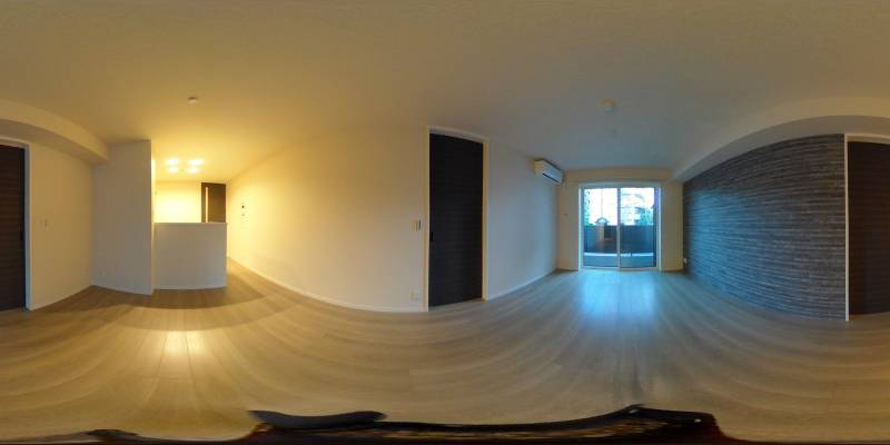 パノラマ画像リビング