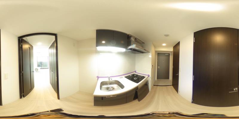 パノラマ画像キッチン