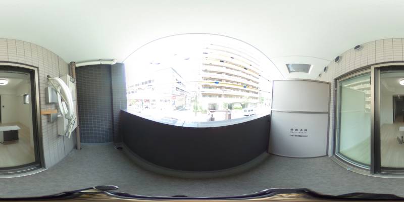 パノラマ画像バルコニー