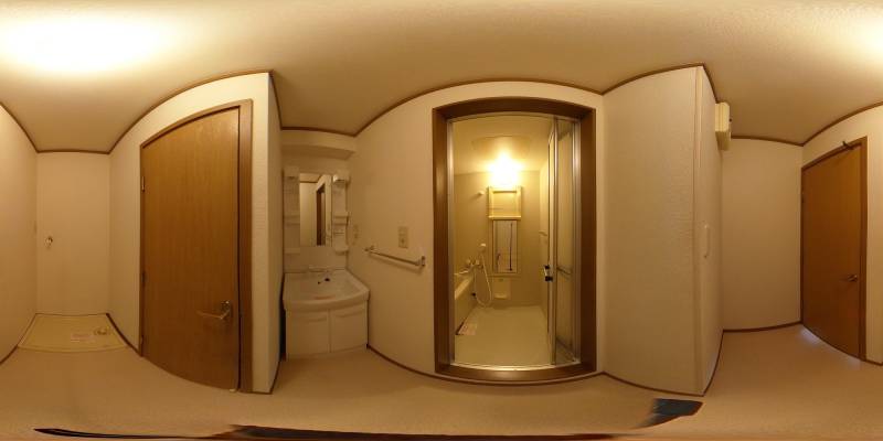 パノラマ画像洗面所