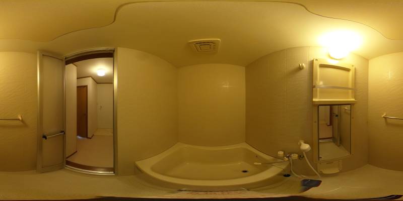 パノラマ画像バスルーム