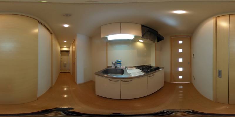 パノラマ画像キッチン