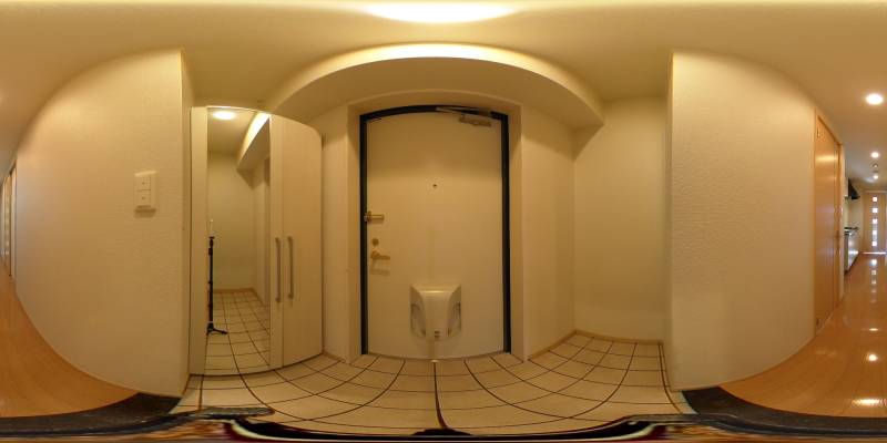 パノラマ画像玄関