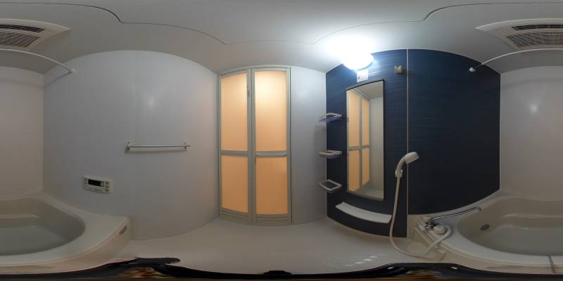 パノラマ画像バスルーム