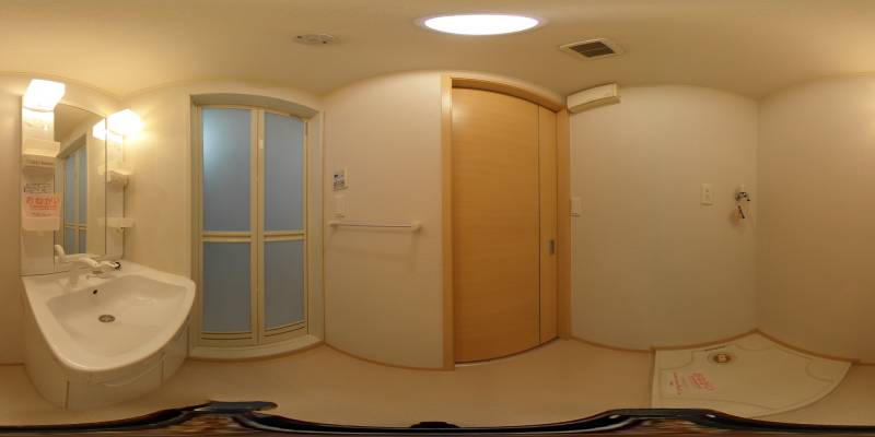 パノラマ画像洗面所