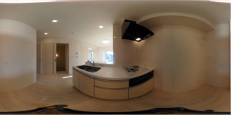 パノラマ画像キッチン