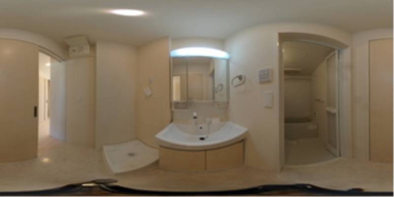 パノラマ画像洗面所