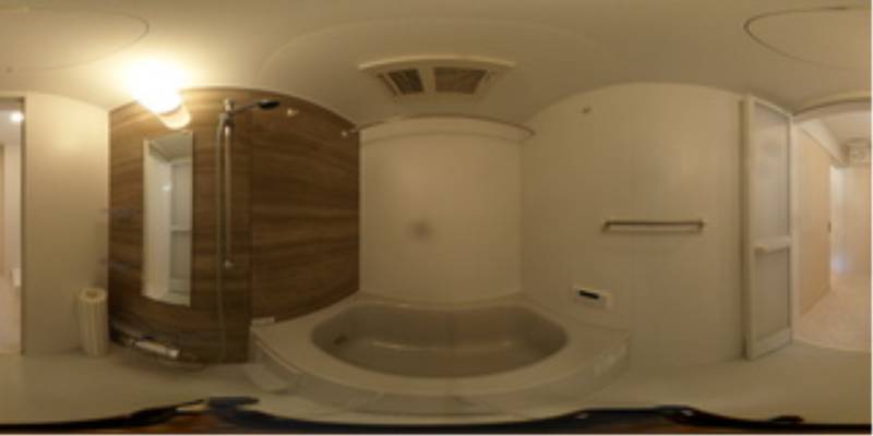 パノラマ画像バスルーム